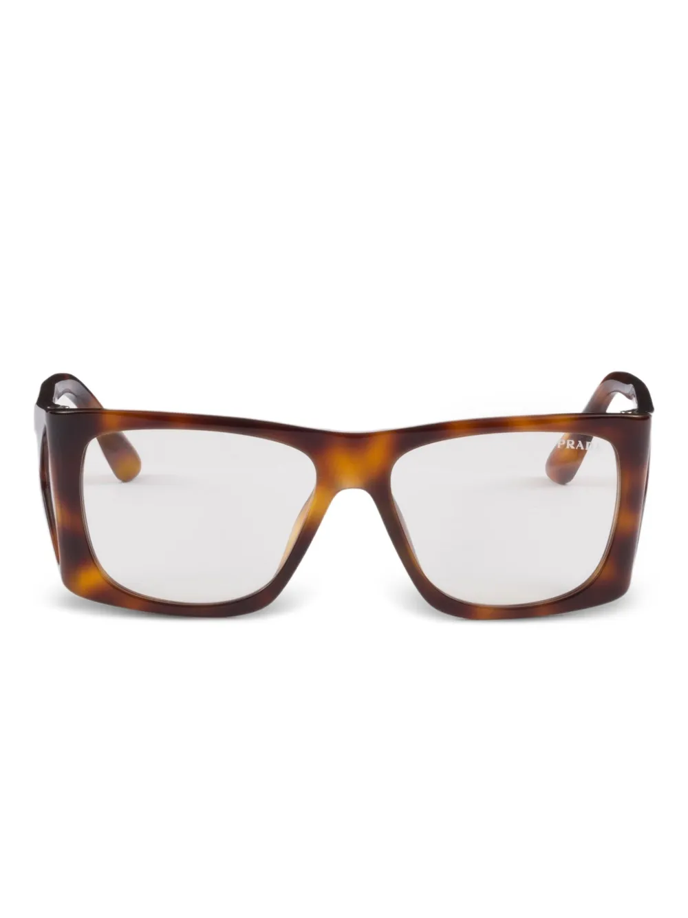 Prada Eyewear square-frame glasses | Brown | Image 1