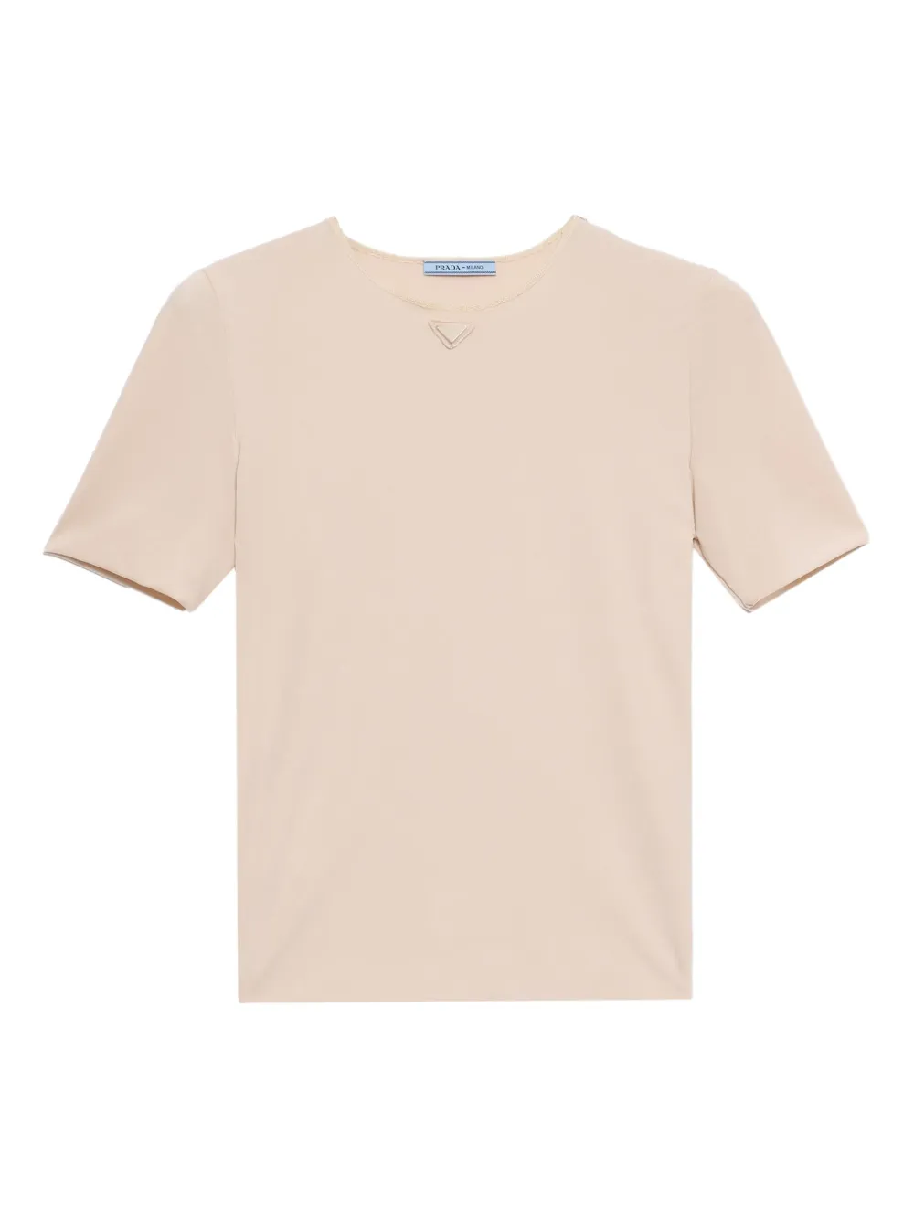 Prada T-shirt met logo Roze