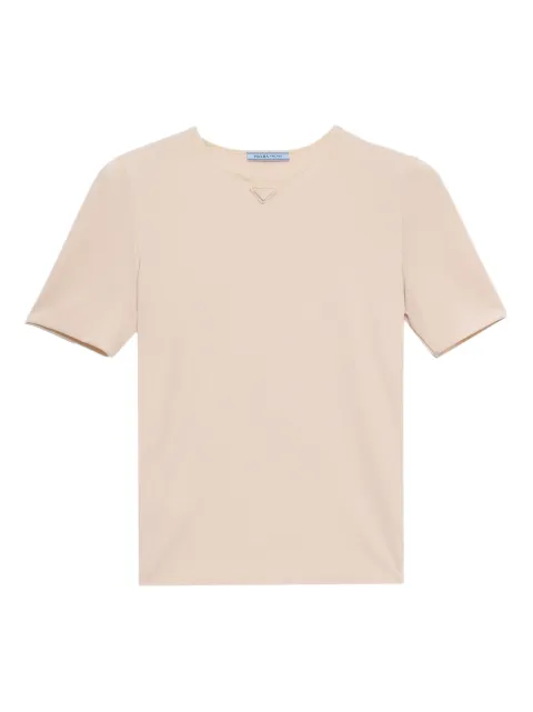 Prada triangle-logo T-shirt 