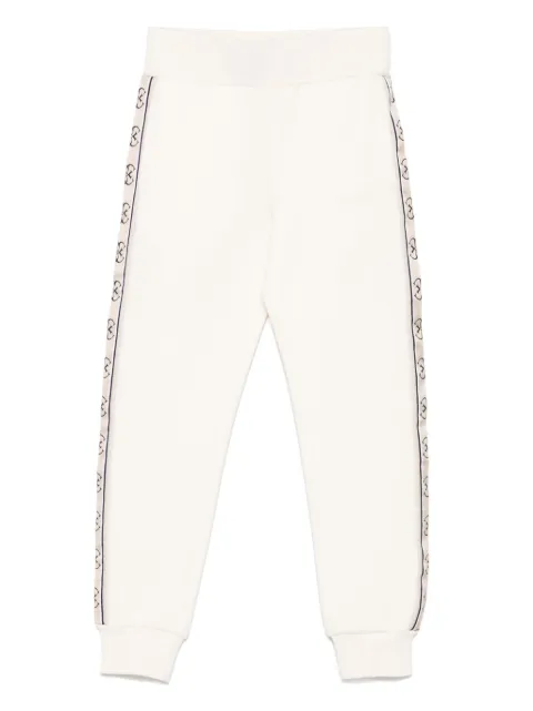 guess kids pants con logo en relieve