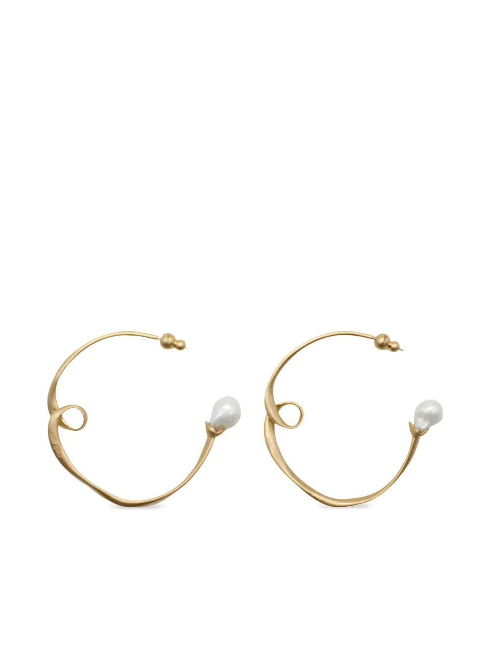 Cult Gaia Orecchini a cerchio Rena - Oro
