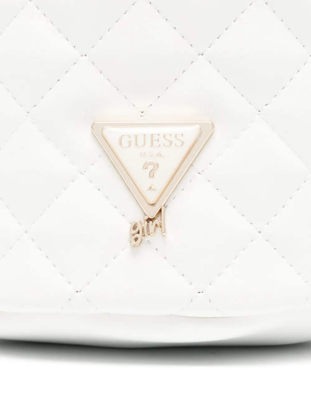guess kids Gewatteerde bucket-tas Wit