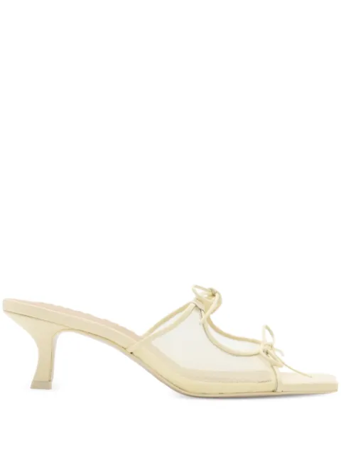 Cult Gaia 50mm Allegra bow-detail sandals