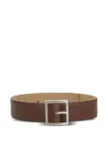 AMIRI classic square-buckle belt - Brown