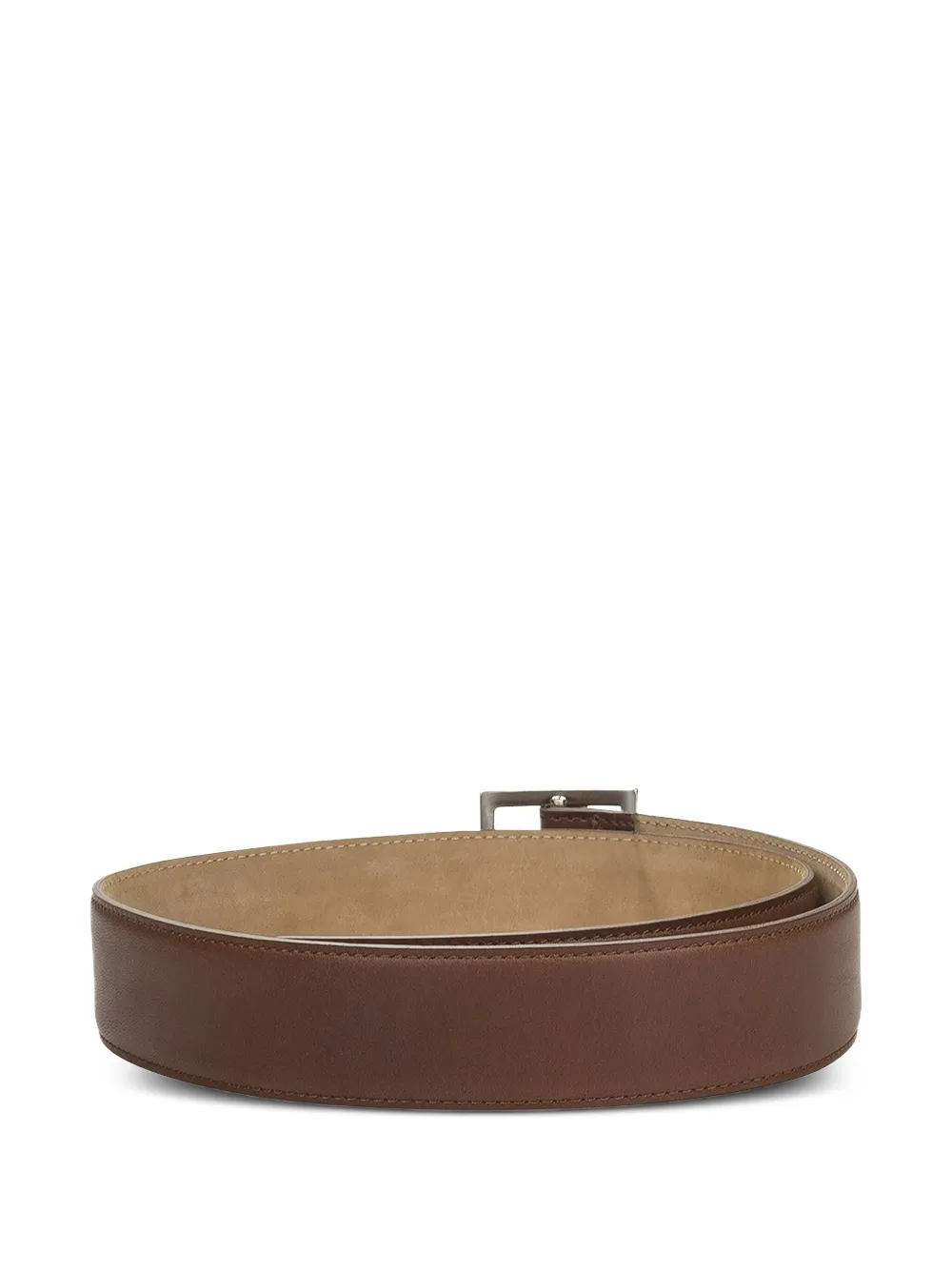 AMIRI classic square-buckle belt - Bruin