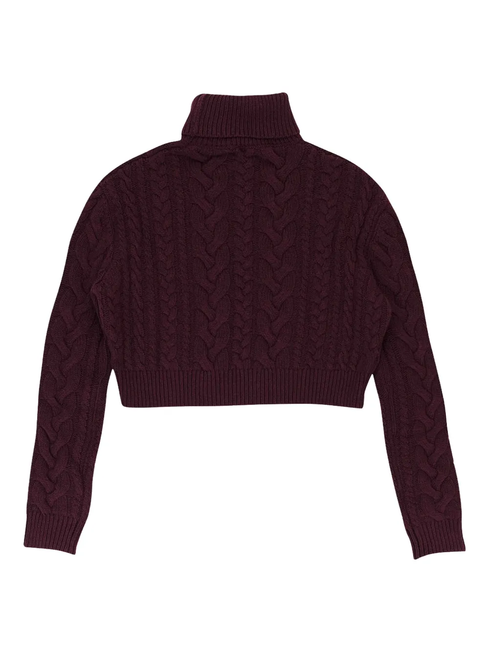 AMIRI Kabelgebreide trui Rood