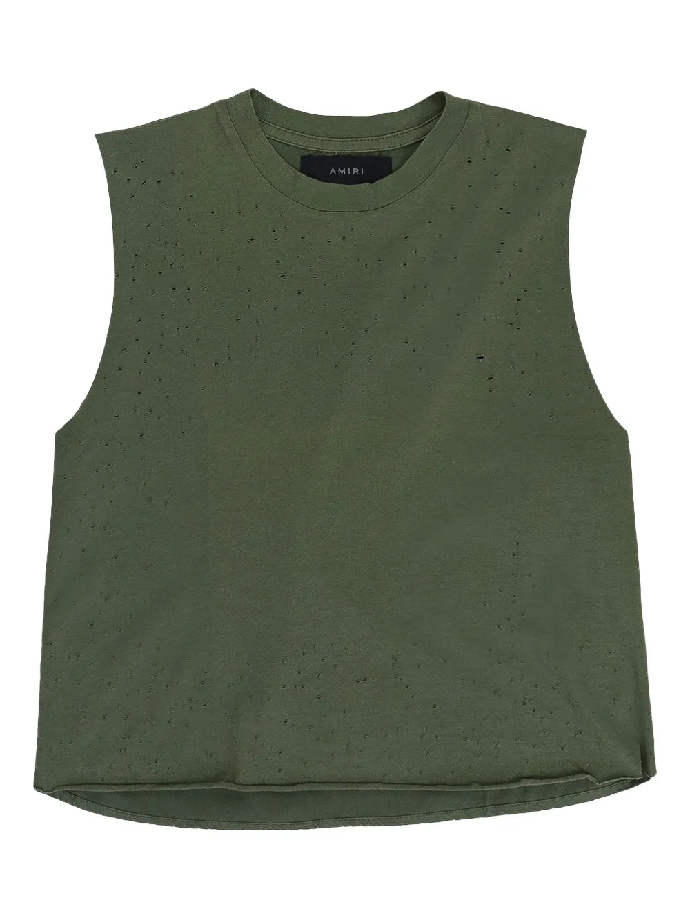 AMIRI Tanktop met geperforeerd logo Groen