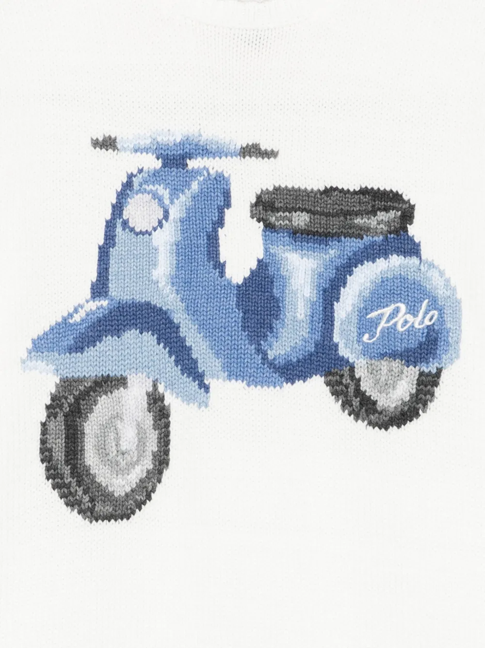 POLO RALPH LAUREN KIDS Trui met jacquard Wit