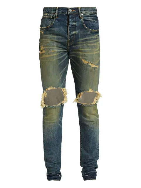 Purple Brand ripped-detail jeans