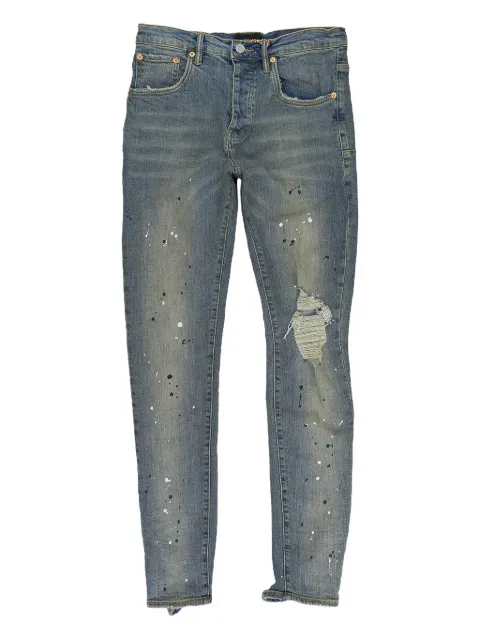 Purple Brand jeans con efecto envejecido