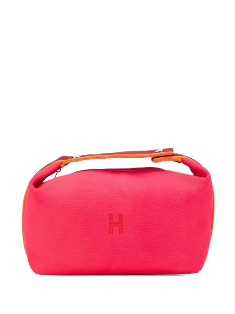 Hermès Pre-Owned 2020-2024 Small Toile Bride A Brac vanity bag