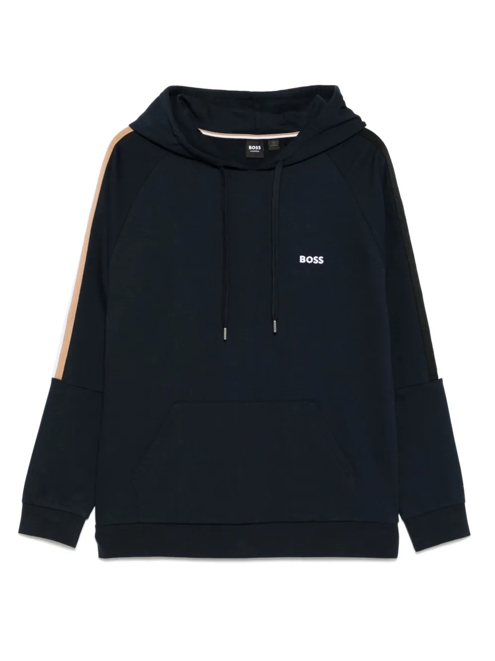 BOSS Hoodie met geborduurd logo Blauw