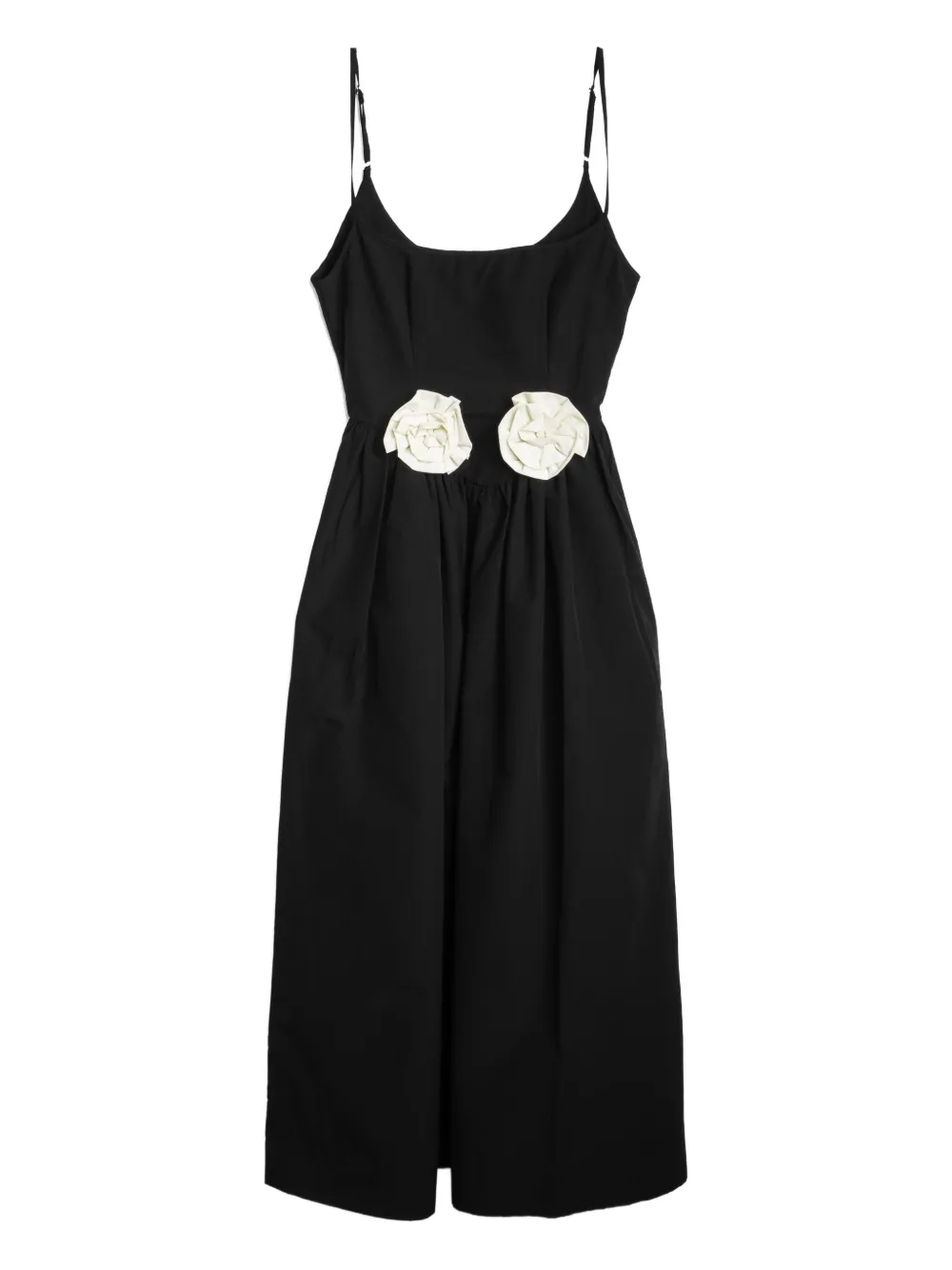 Ciao Lucia  robe longue à fleurs | noir | Image 1