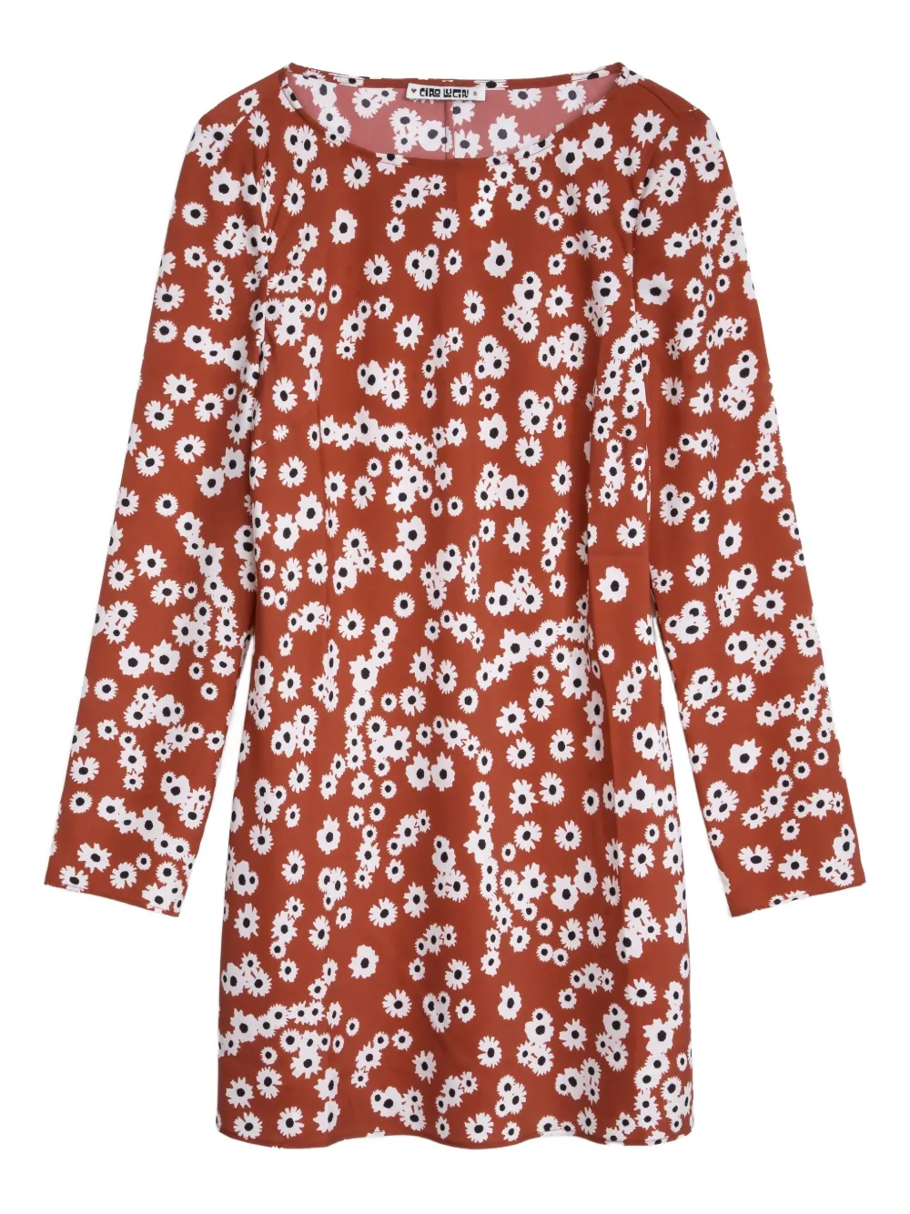 Ciao Lucia  robe courte Leo à fleurs | rouge | Image 1