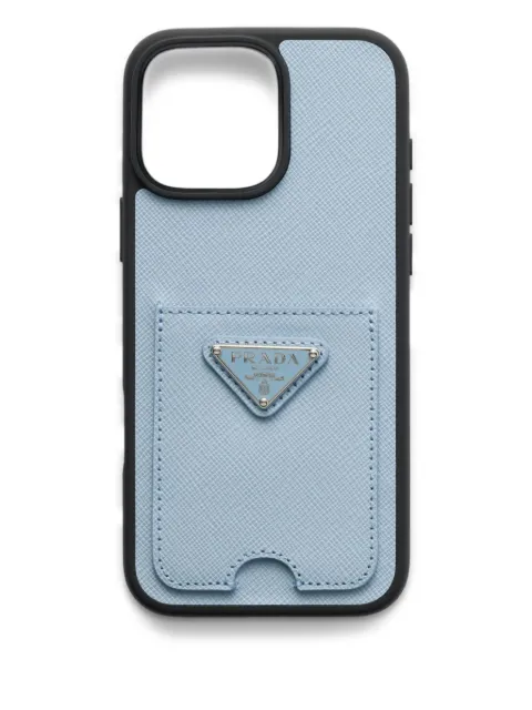 Prada textured iPhone 16 Pro Max case