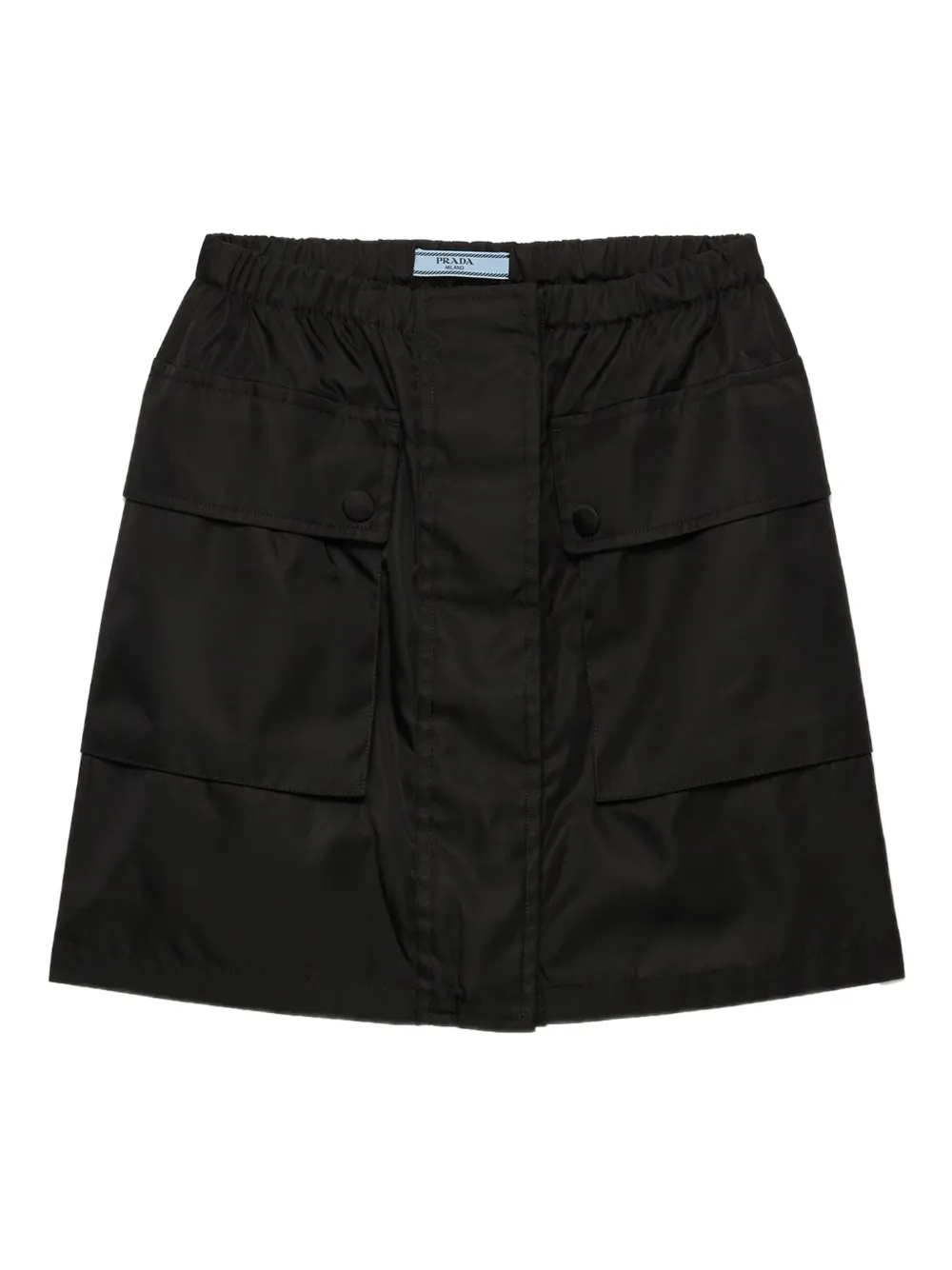 Prada elasticated-waist mini skirt - Nero