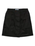 Prada elasticated-waist mini skirt - Black
