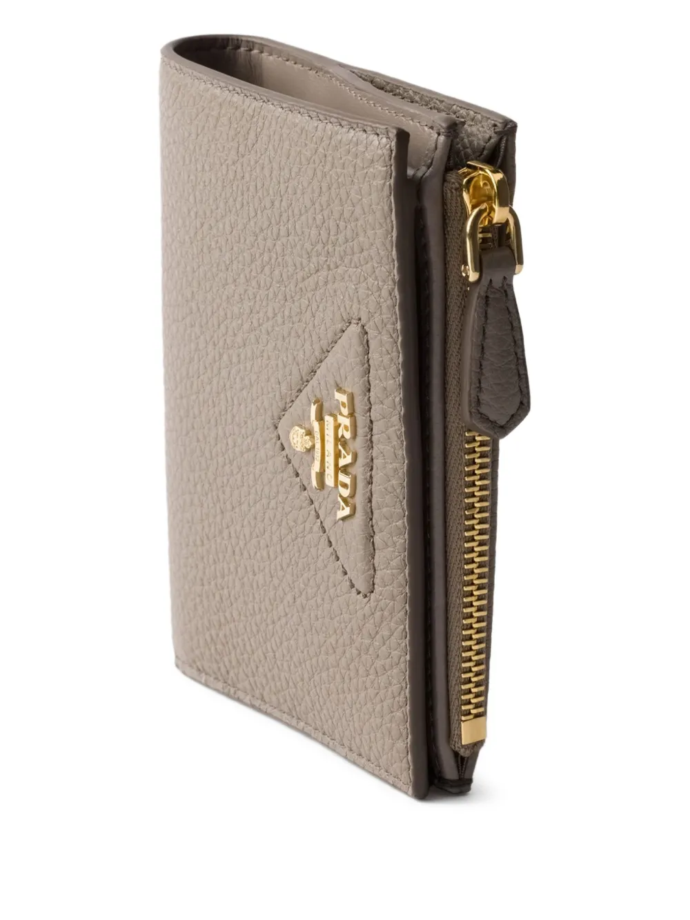 Prada Small Grained-leather Wallet