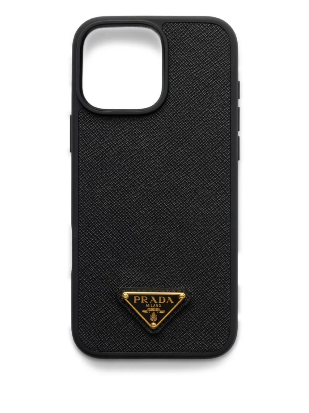 Prada textured iPhone 16 Pro Max case | Black | Image 1