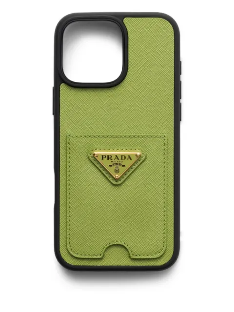 Prada logo-plaque iPhone 16 Pro Max case