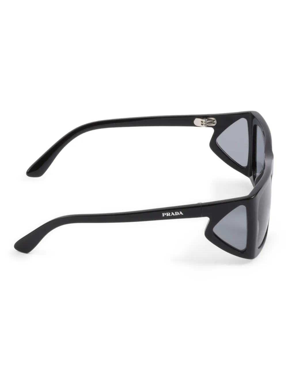Prada Eyewear Zonnebril met vierkant montuur Zwart