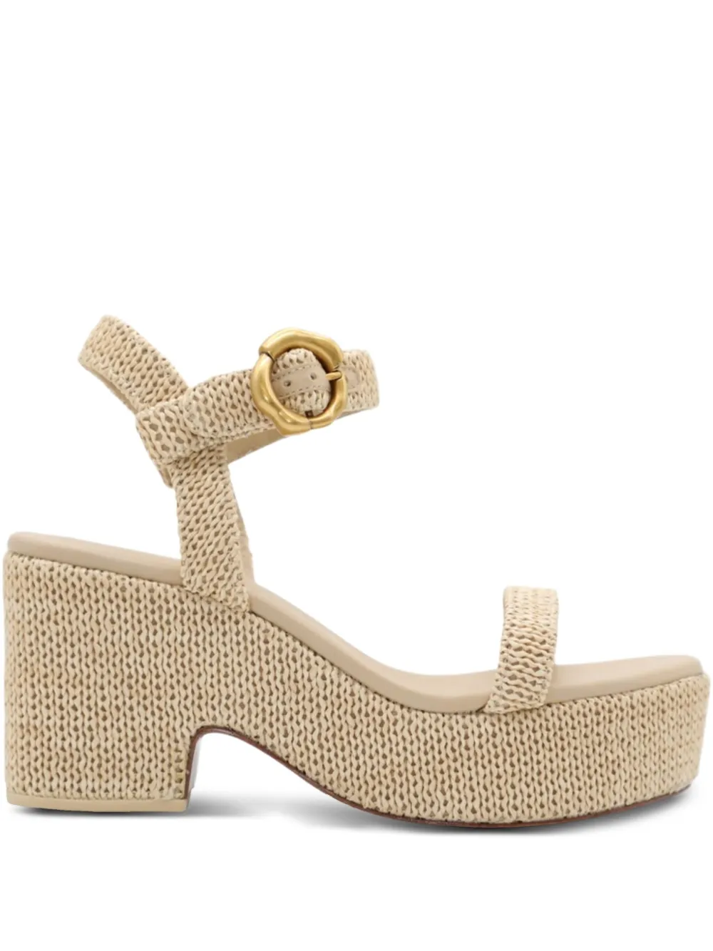 Cult Gaia Clara platform sandals Neutrals