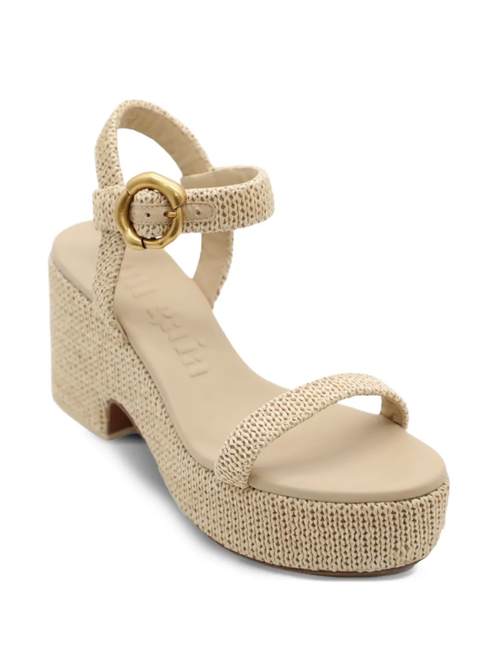 Cult Gaia Clara platform sandals Neutrals