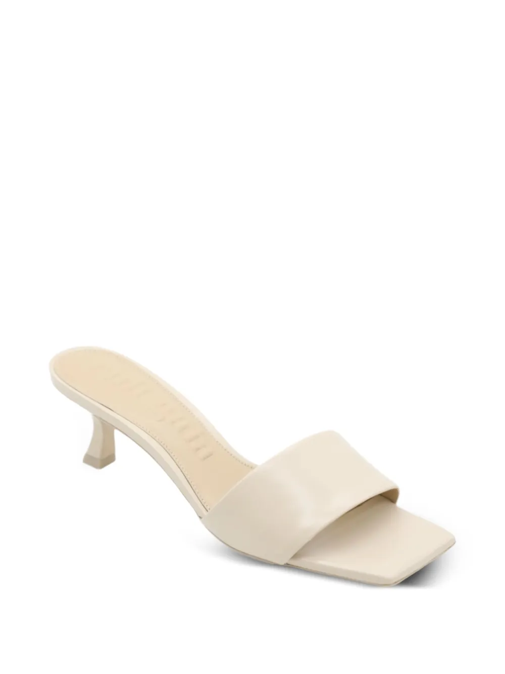 Cult Gaia 60mm Ada square-toe sandals Neutrals
