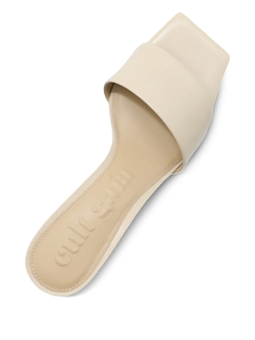 Cult Gaia 60mm Ada square-toe sandals Neutrals