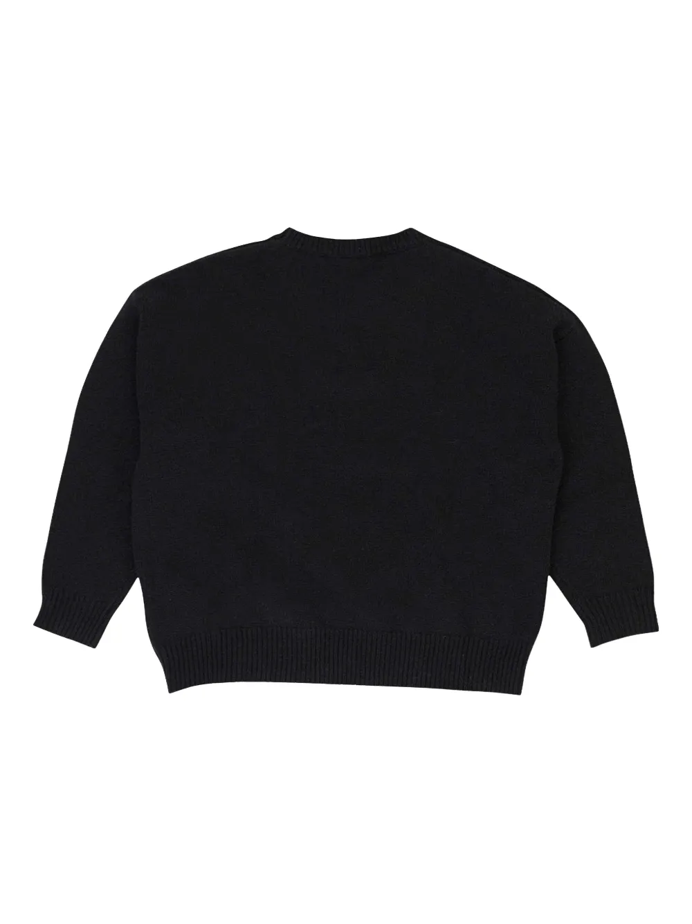 AMIRI KIDS Trui met intarsia logo Zwart
