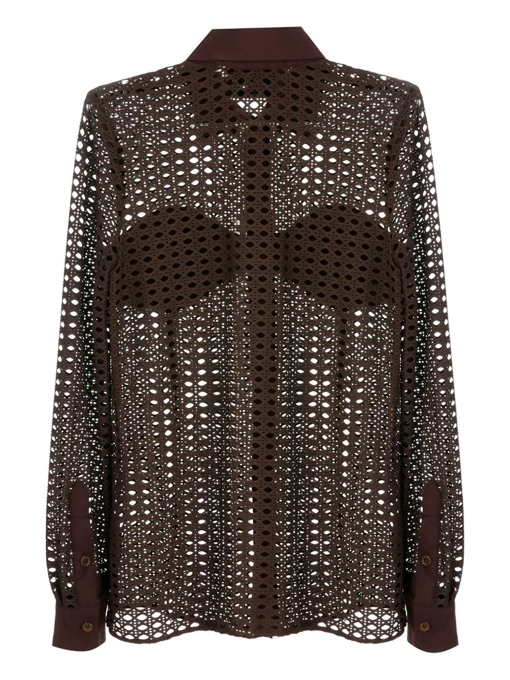 MISCI Livia button-up shirt - Bruin