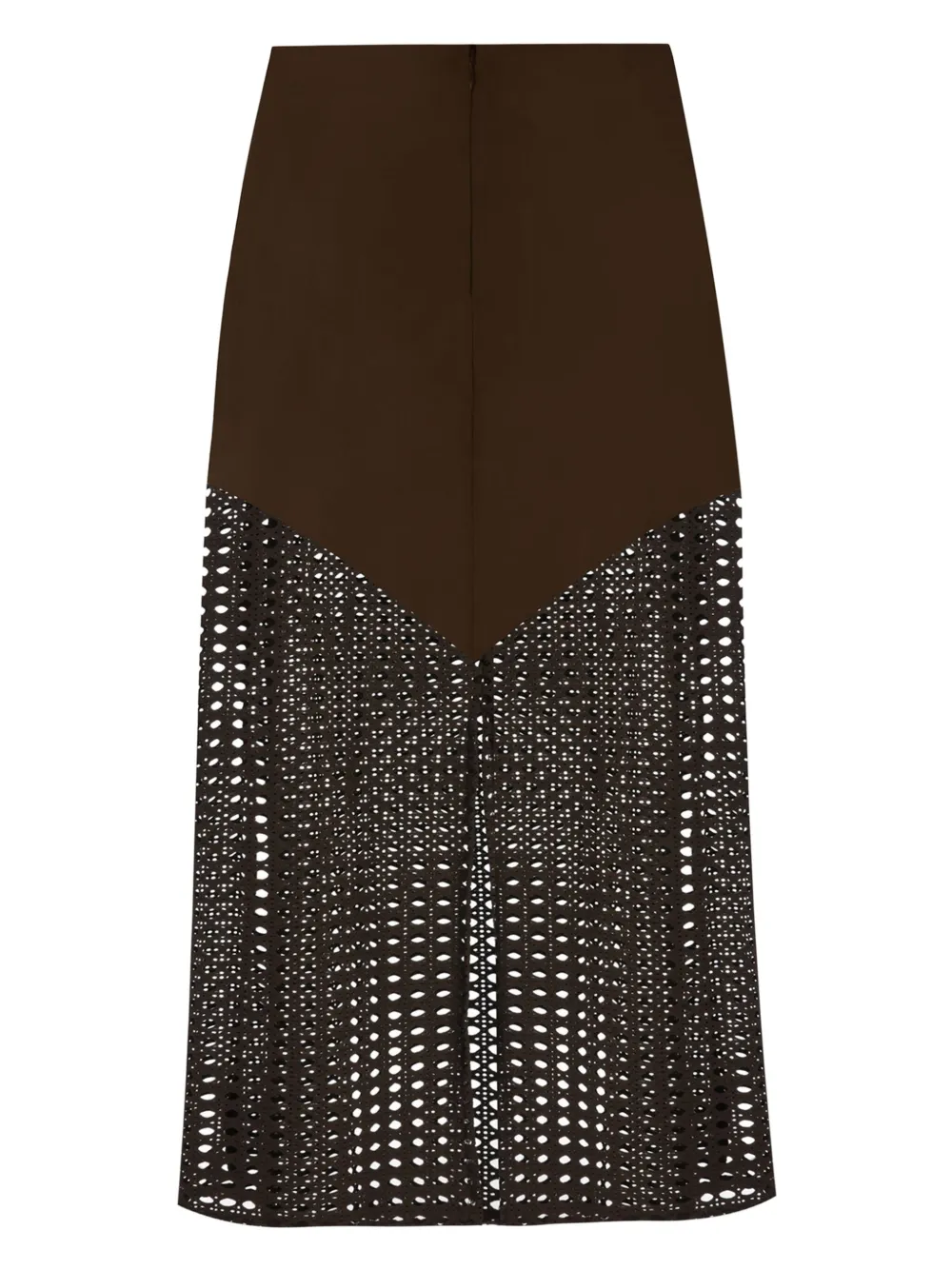 MISCI falda midi con corte | marrón | Image 1
