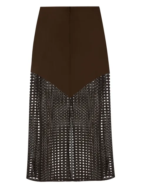 MISCI Livia cut-out panel midi skirt