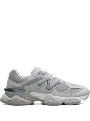 New Balance 9060 绒面皮运动鞋| 灰色| FARFETCH CN