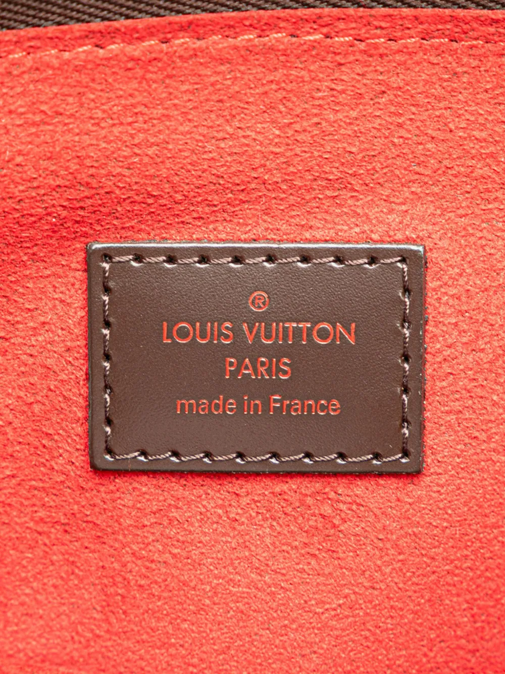 Pre-owned Louis Vuitton 2010 Damier Ebene Trevi Pm Satchel In Brown
