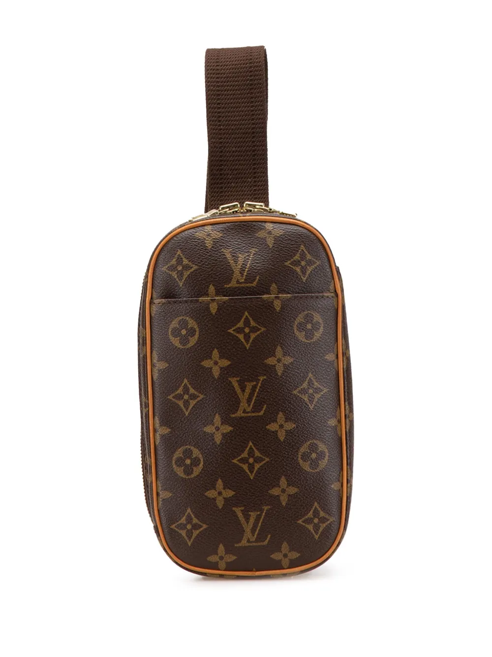 Louis Vuitton Pre-Owned 2002 モノグラム ポシェット ガンジュ ショルダーバッグ - ブラウン Louis Vuitton Pre-Owned 2002 モノグラム ポシェット ガンジュ ショルダーバッグ - ブラウン