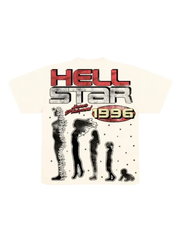 HELLSTAR Human Development Tシャツ HELLSTAR Human Development Tシャツ | ニュートラル | FARFETCH JP
