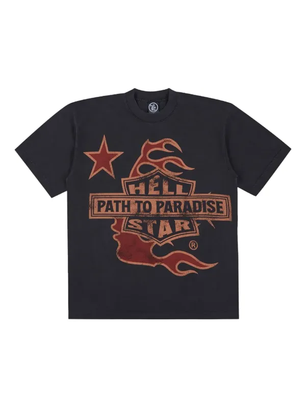 HELLSTAR Biker Tシャツ | ブラック | FARFETCH JP