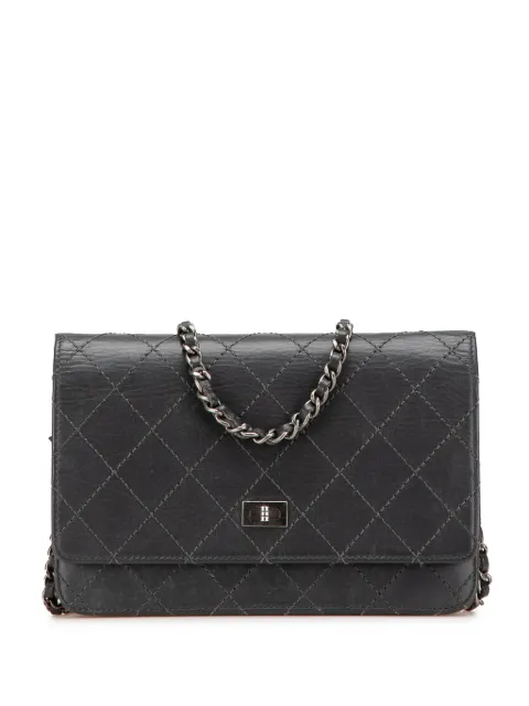CHANEL Pre-Owned 2012 Reissue 2.55 Stitched Calfskin Wallet on Chain crossbody bag