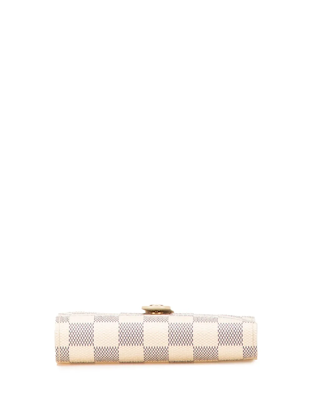 Pre-owned Louis Vuitton 2006 Damier Azur Porte Monnaie Billets Viennois Small Wallets In White