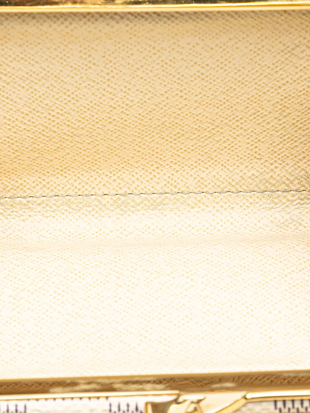 Pre-owned Louis Vuitton 2006 Damier Azur Porte Monnaie Billets Viennois Small Wallets In White