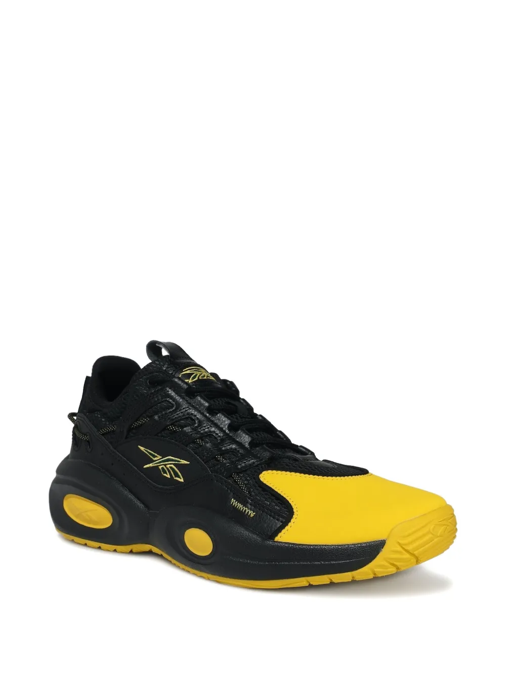 Reebok Solution Mid "Core Black/Toxic Yellow" sneakers | Low-Tops | Image 2