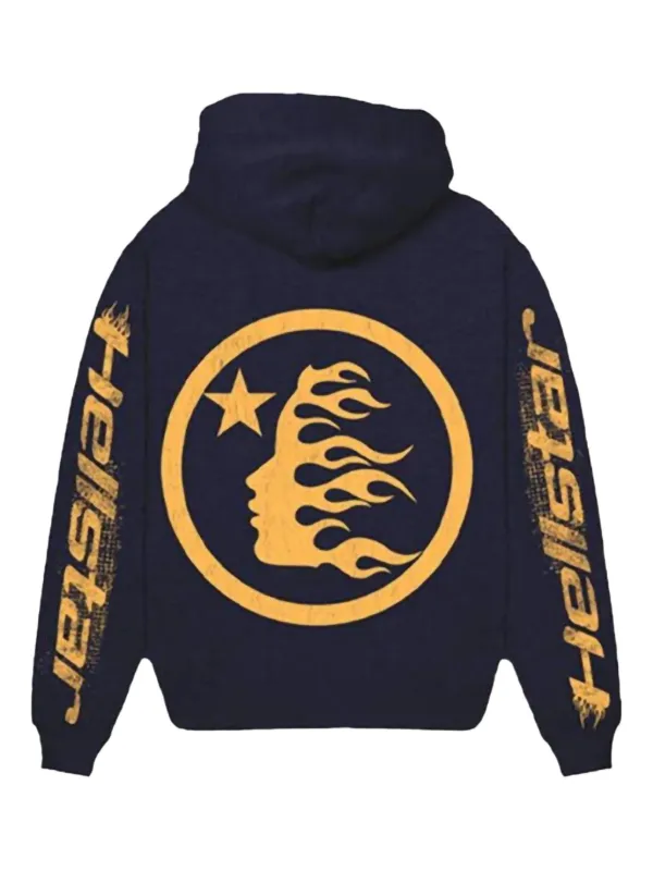 Hellstarパーカー HELLSTAR SPORTS フーディー Red TIE DYE SKULL ○関送無料