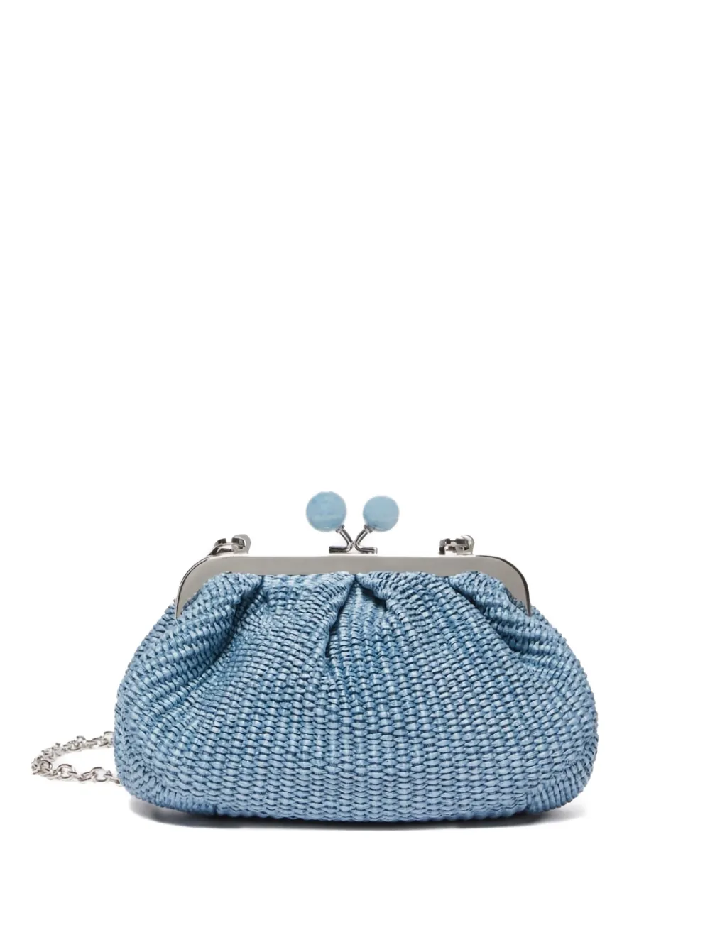 Weekend Max Mara Fortuna clutch bag | Blue | Image 1