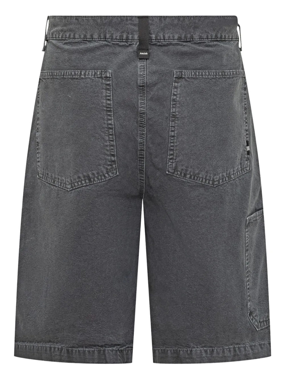 AMISH utility-pocket bermuda shorts - Zwart