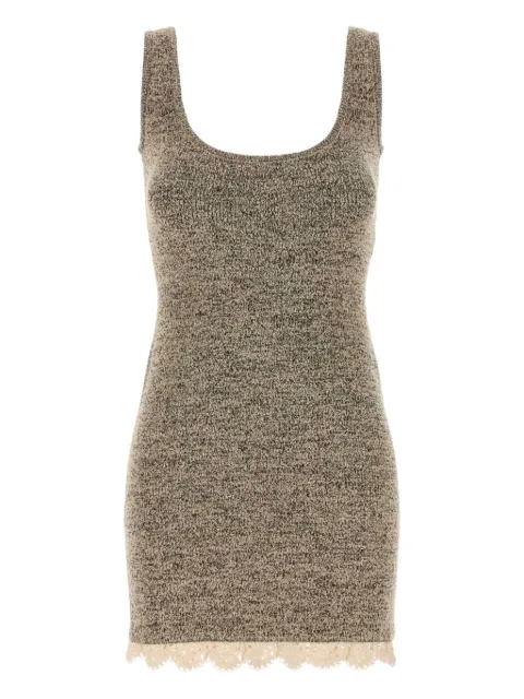 Magda Butrym lace-trimmed knitted dress
