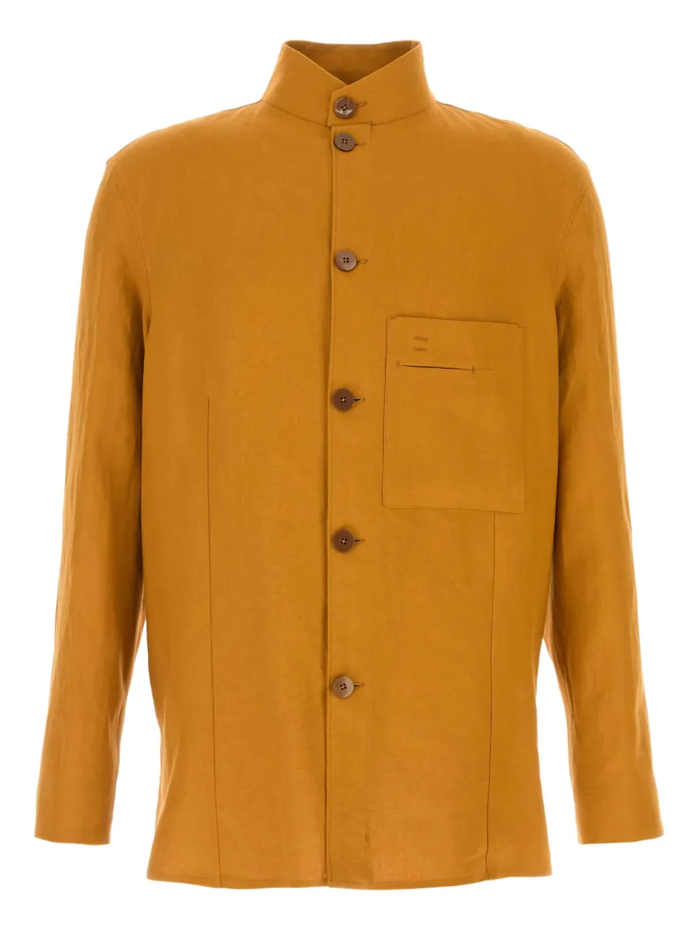 Zegna camisa de lino | naranja | Image 1