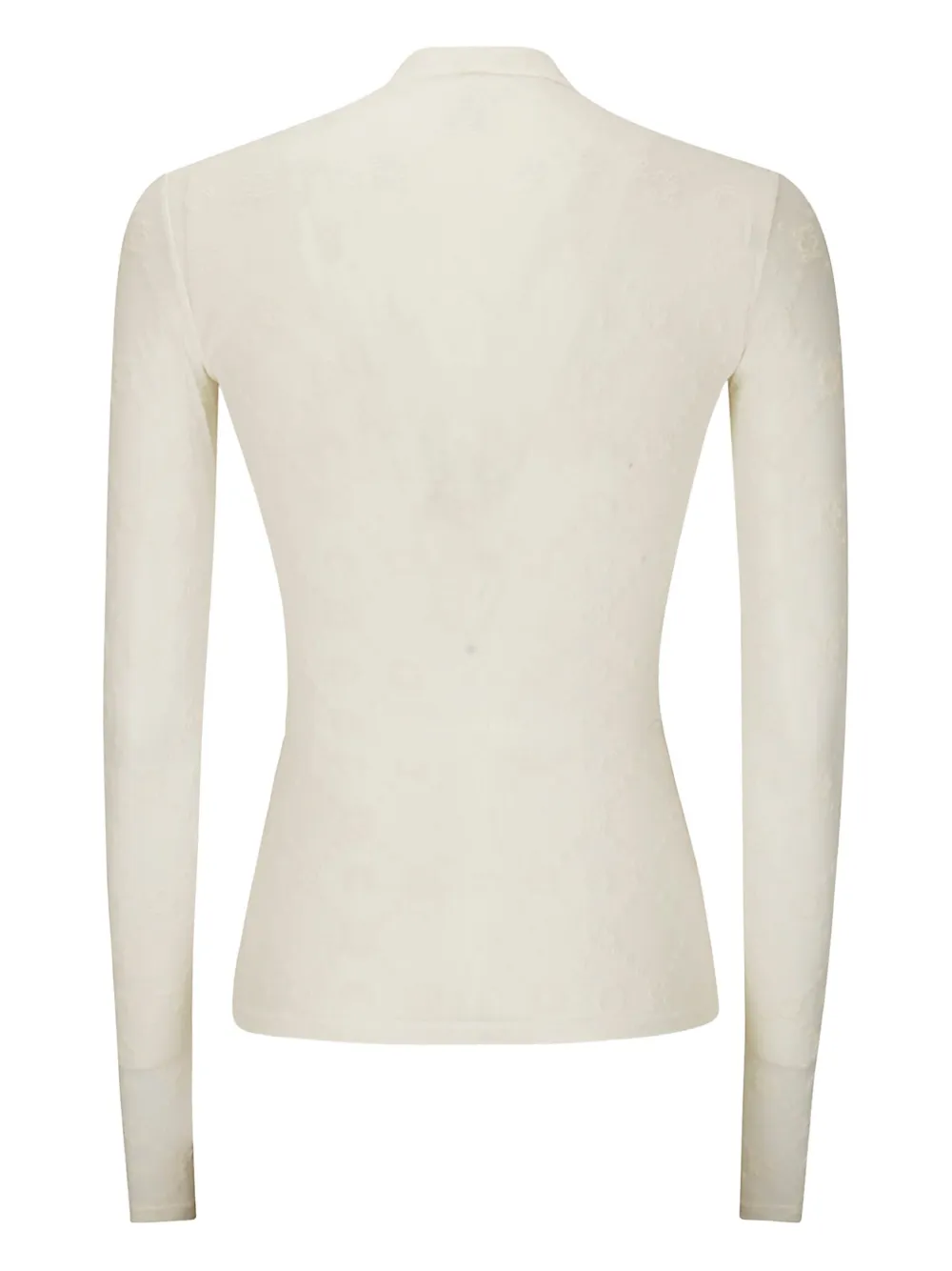 Marine Serre monogram-pattern flocked top | T-Shirts & Jersey Shirts | Image 2