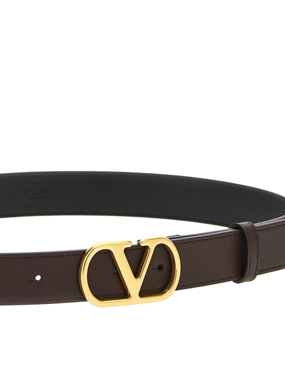 Valentino Garavani Riem met VLogo gesp Bruin