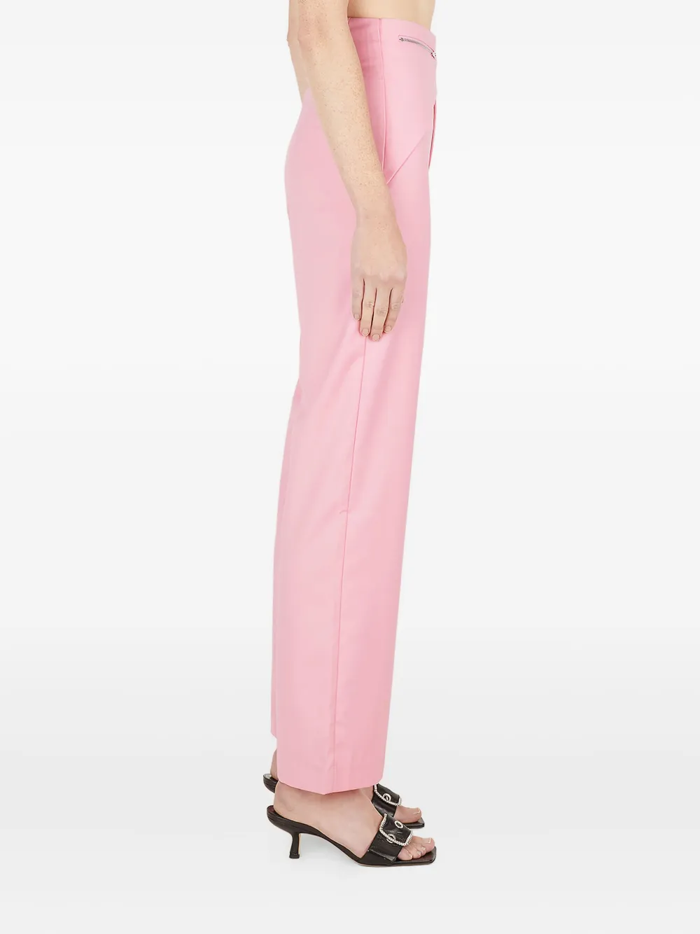 Wynn Hamlyn Saddle-wrap Trousers In Pink